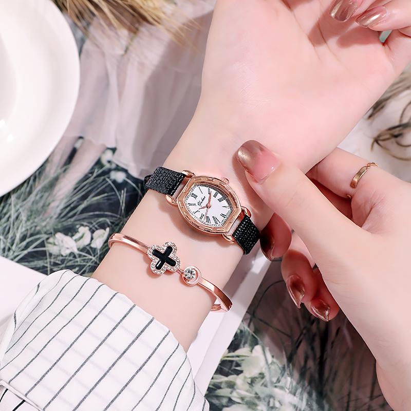 

Wristwatches Sell Like Cakes Fashion Women Quartz Watches Simple Style Elegant Ladies Watch Zegarki Damskie, Brown no bracelet
