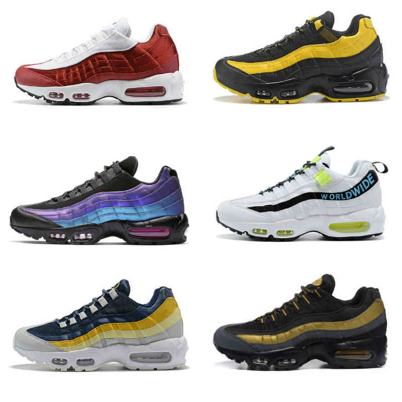 

Top Quality 95 Mens Running Shoes Yin Yang OG Airs Solar Triple Black White Worldwide Seahawks Particle Grey Neon 95s Laser Fuchsia Red Sports Sneakers J22, Please contact us