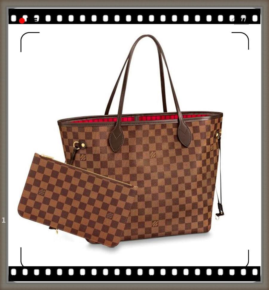 

ll-59 100% High quality LOUIS bag VITTON old flower handbag and wallet for women classic shoulder bag evening bag wallet purse 88, Red;black