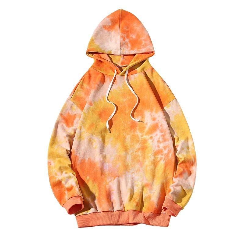 

Men's Hoodies & Sweatshirts Autumn Tie Dye Men Fashion Harajuku Hooded Sweatshirt Clothing Male Japanese Streetwear Hoodie, Blue