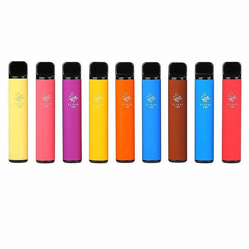 

Elf Bar 1500 Puffs E Cigarette Disposable Vape Pod Device 850mAh Battey 4.8ml Pods 16 Colors Vaporizer Wholesale