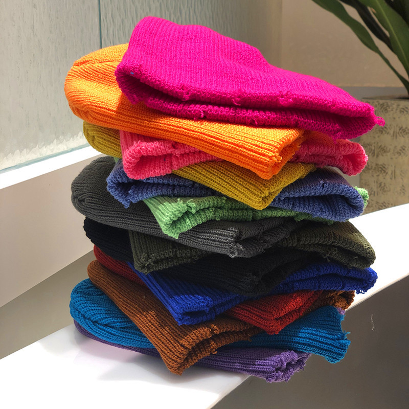 

Blank Skull Beanies Caps Brimless Hip Hop Beanie Skullcap Street Bonnets Women Men Bonnet Gorras Hombre Femme Masks Warm Winter Knitted Hats