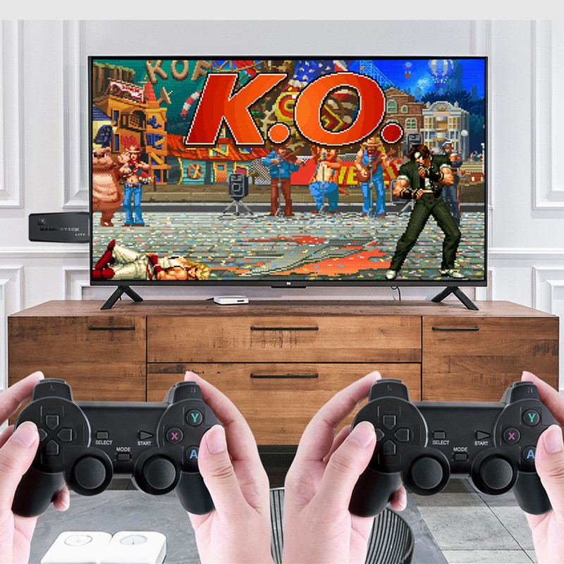 

HD 4k Nostalgic Video Game Host Console Retro Mini Wireless Arcade M8 Home TV U Treasure 3500 Games Consoles