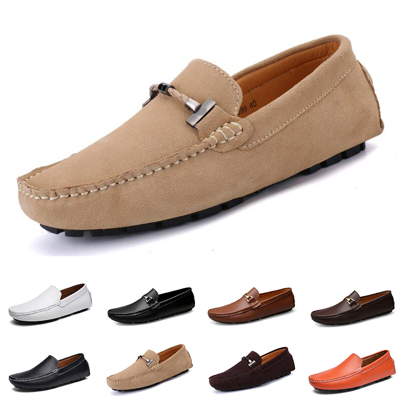 

2021 non-brand men running shoes black white grey navy blue suede mens fashion trainer sneakers outdoor jogging walking 40-45 color 203, Burgundy