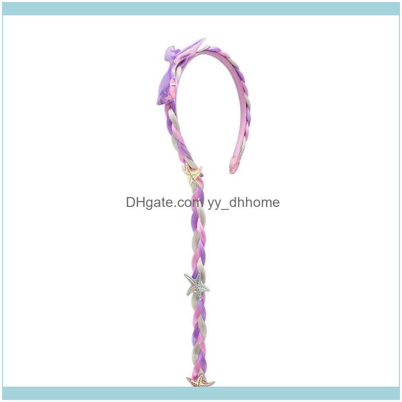 

Jewelry Jewelryeuropean And American Fashion Wigs Simple Hair Bands Multi-Color Hand-Woven Travel Shooting Aessories Clips & Barrettes Drop