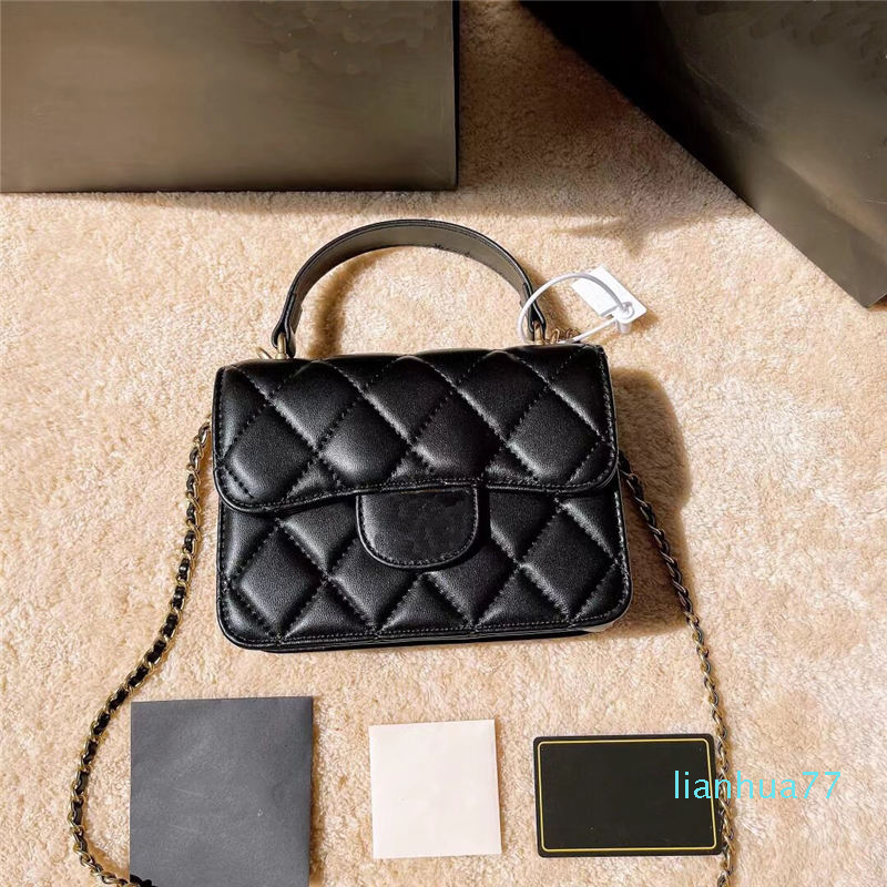 

Designer- Women Retro Fashion Bag small tote bags leather crossbody gold chain wallet classic fashion handbags shoulder bags