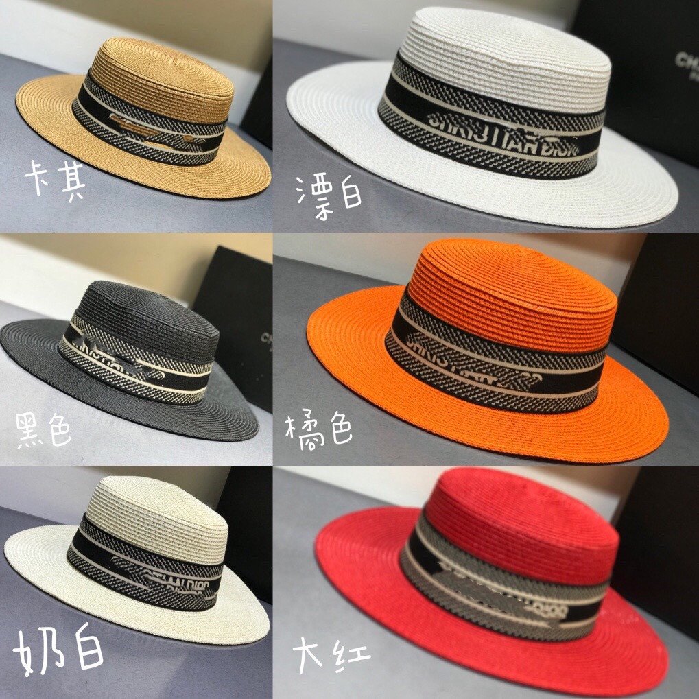 

2021 new ribbon straw hat top hat details control simple and generous joker single products out of the street preferred new hat super beautiful greasy, Blue;gray