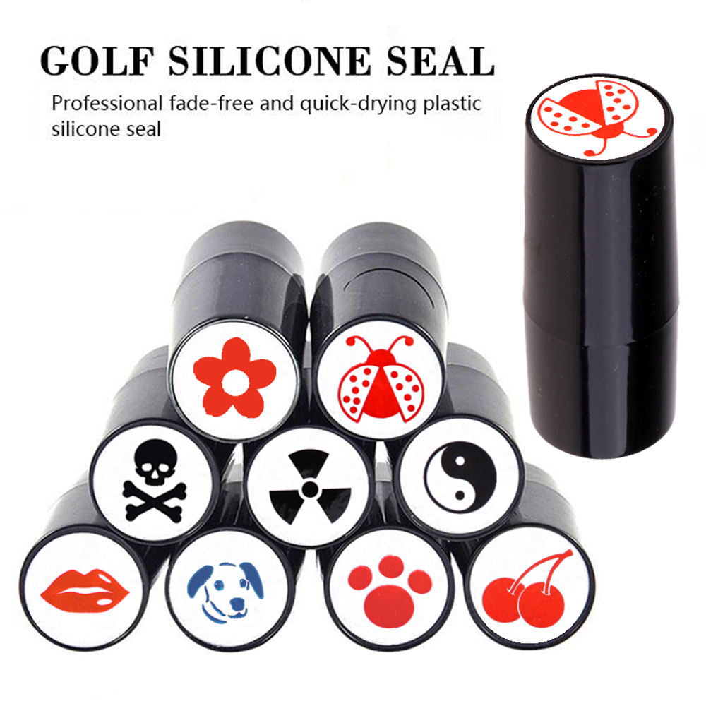 

Golf Ball Stamper Stamp Marker Impression Seal Quick-dry Plastic Multicolors Golfs adis Accessories Symbol For Golfer Gift