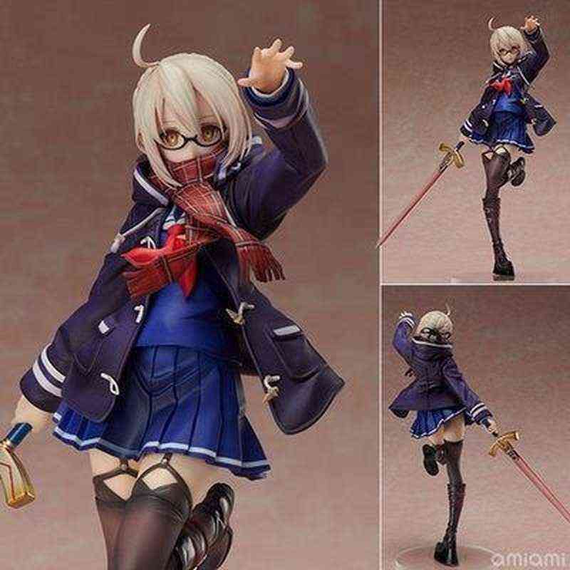 

Fate Grand Order Assassin Figure Sentinel Mysterious Heroine X Saber Alter PVC Action Figure Toy Game Collectible Model Doll H1105, No retail box b