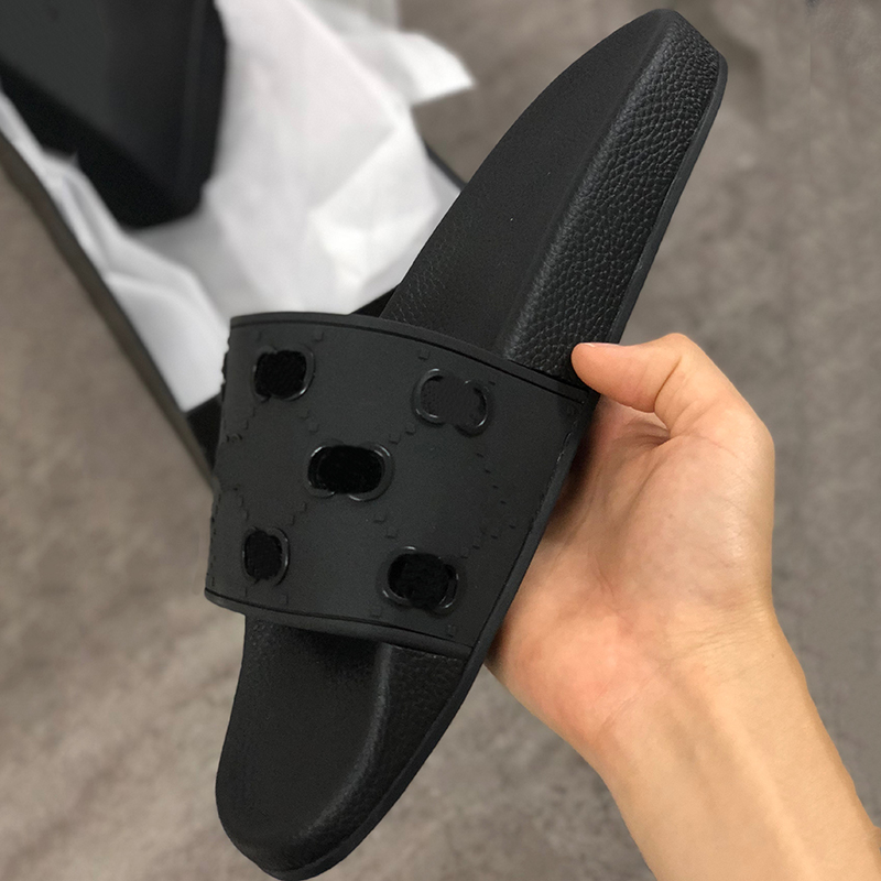 

Men Rubber Slide Sandals Designer Slipper High Quality Causal Non-Slip Slides Summer Huaraches Flip Flops Slippers with BOX 002, Socks