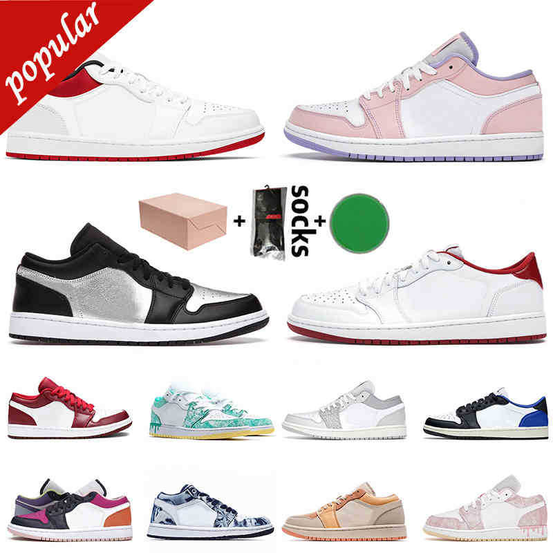 

7-13 1 Fragment Women Mens 1s Basketball Shoes With Box Low Noble Red Atomic Orange Sneakers Arctic Punch Purple Magenta