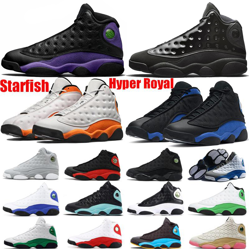 

2021 Mens Basketball Shoes 13s Jumpman 13 Court Purple Lucky Green Flint Hyper Royal Chicago Bred Altitude Wheat Playground Men Sports Sneakers, Court purple 40-47