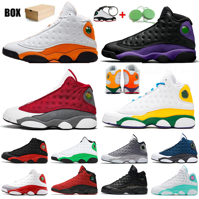 

2021 Top Quality Red Flint Jumpman 13 13s Basketball Shoes Men Women XII Trainers Sneakers Soar Green Hyper Royal Starfish Gold Glitter White Court Purple Off, #a34 40-47 love respect black