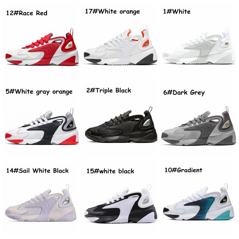 

2022 Zoom 2K M2k Casual Shoes For Mens Womens Fashion Black Pink Triple White Orange Bule Purple Sports Sneakers Run Comfortable Rainbow Walking Trainers