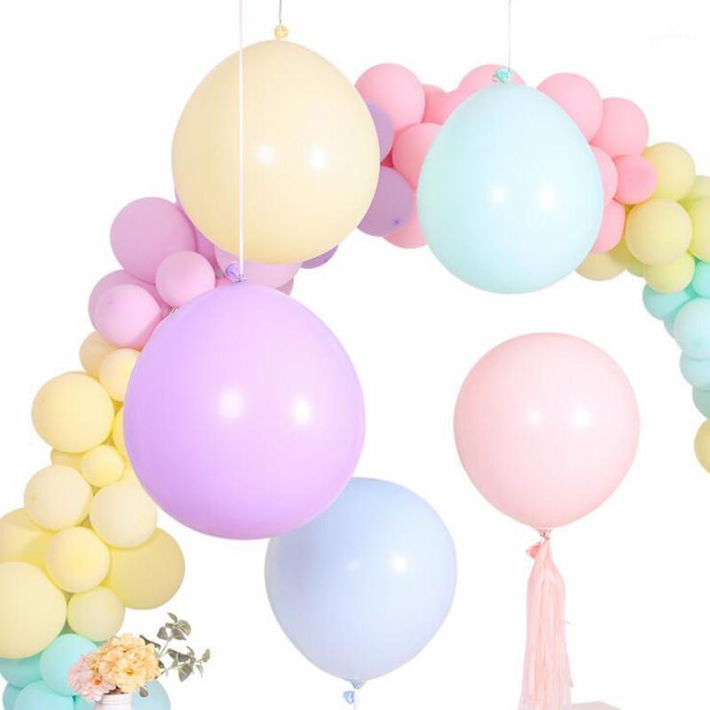 

Party Decoration 5pcs 18inch Big Sweet Macaron Balloon Candy Color Latex Balloons Wedding Decor Birthday Events Supplies