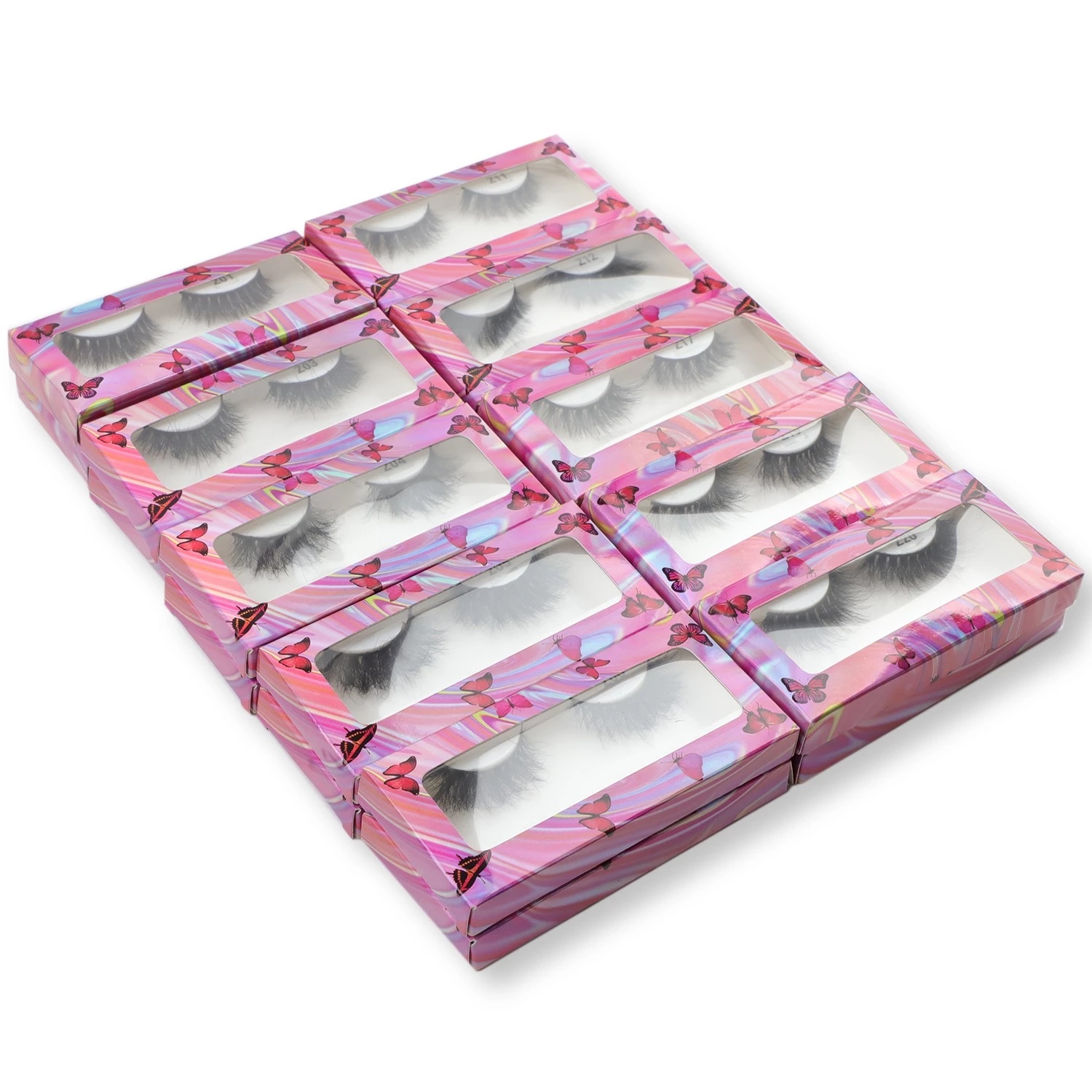 

Wholesale Real Mink Lashes 13mm-20mm Eyelashes Fluffy Dramatic Long Eyelash Extension Make Up Tools For Beauty