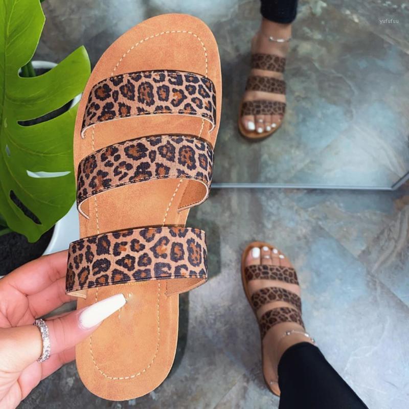 

Slippers Leopard Hollow Out Flip Flops Woman Shoes Non-slip Breathable Women's Summer Footwear Bohemian Style Flat Beach Slipper Woman1 CZKH, Blue