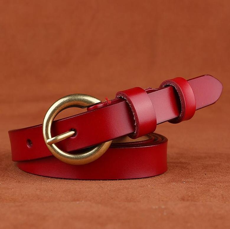 

women's decoration fashion soft leather soft 105cm, Red