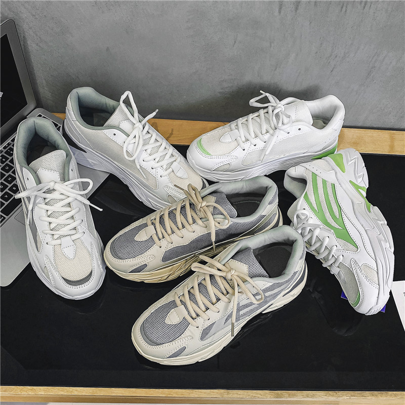 

Women Mens Running Shoes Student Outdoor Sports Sneakers Beige Grey Green Size Eur 39-44 Code 73-C293