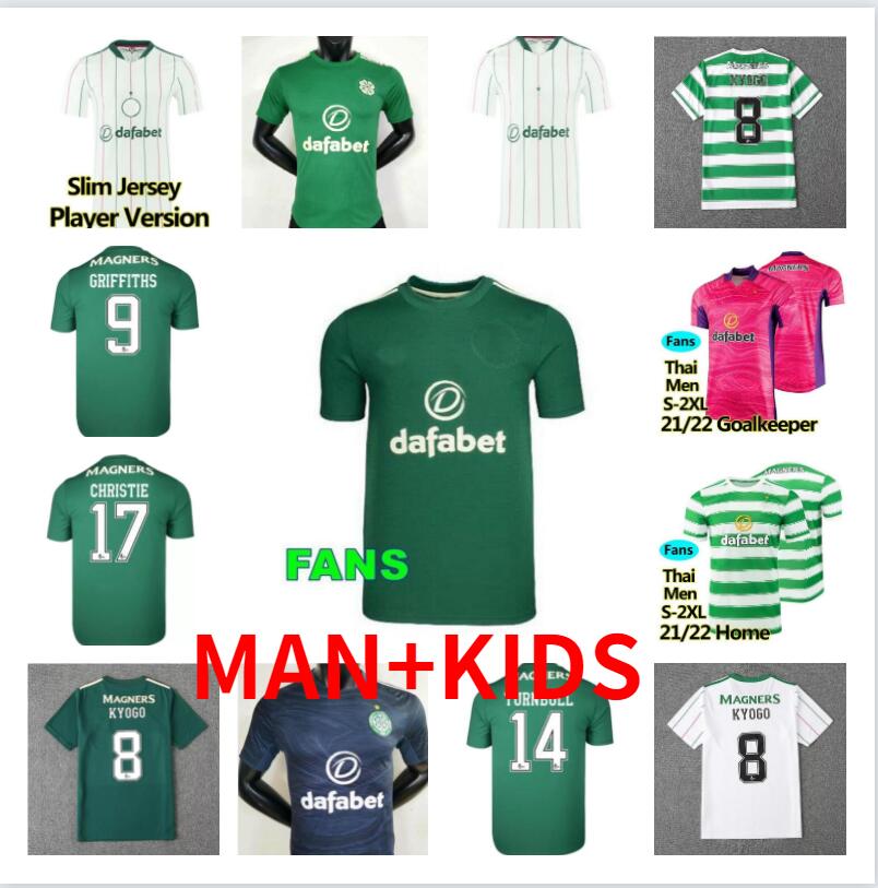 

21 22 Celtic away goalkeeper soccer jerseys 2021 2022 Black EDOUARD JOHNSTON GRIFFITHS McGREGOR Maillots de fooT FOREST men+kids football Shirts uniforms