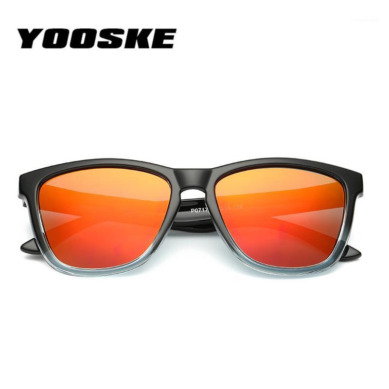 

Sunglasses YOOSKE Classic Polarized Men Vintage Driving Sun Glasses Women Retro Mirror Shades Eyewear UV400