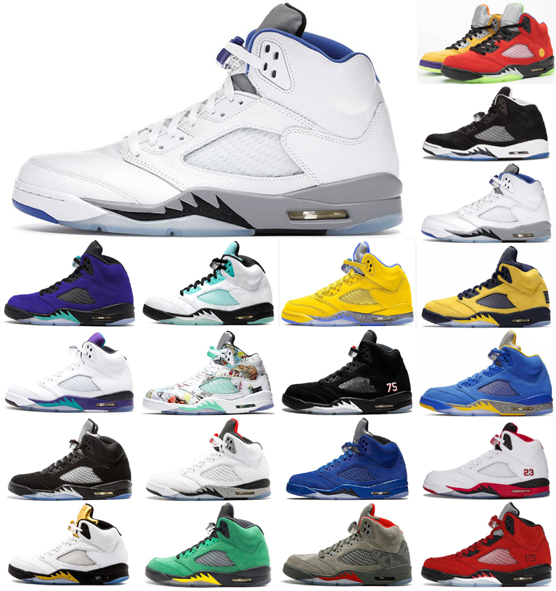 

2021 Basketball shoes 5 5s white x Sail Black muslin grey what the oregon alternate bel pink foam light aqua GS women sneakers, As photo 4