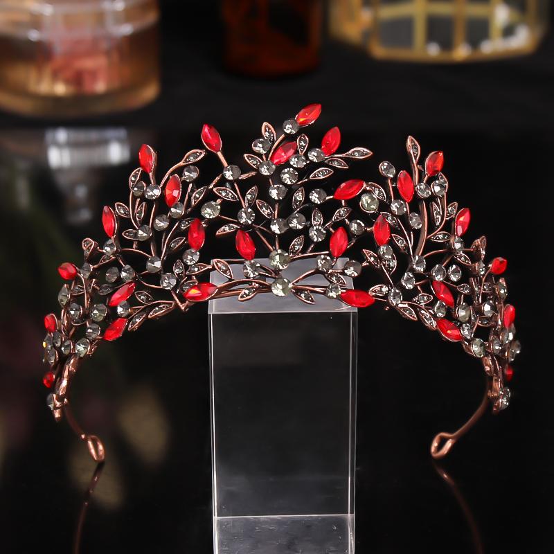 

Hair Clips & Barrettes Bride Crown Wedding Tiara Bridal Headdress Accessories For Woman Girls Jewelry Decoration, Golden;silver
