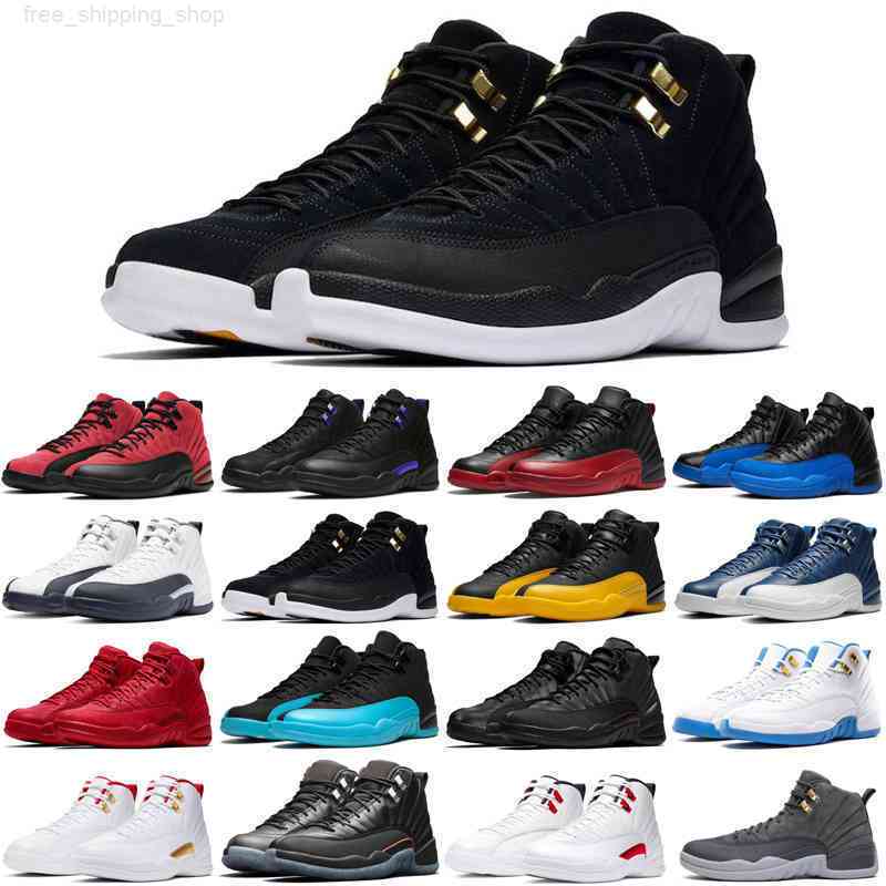 

top 12 12s mens basketball shoes Utility Twist Playoffs Royalty Reverse Flu Game men trainers sports sneakers size 7-13, #13 cny