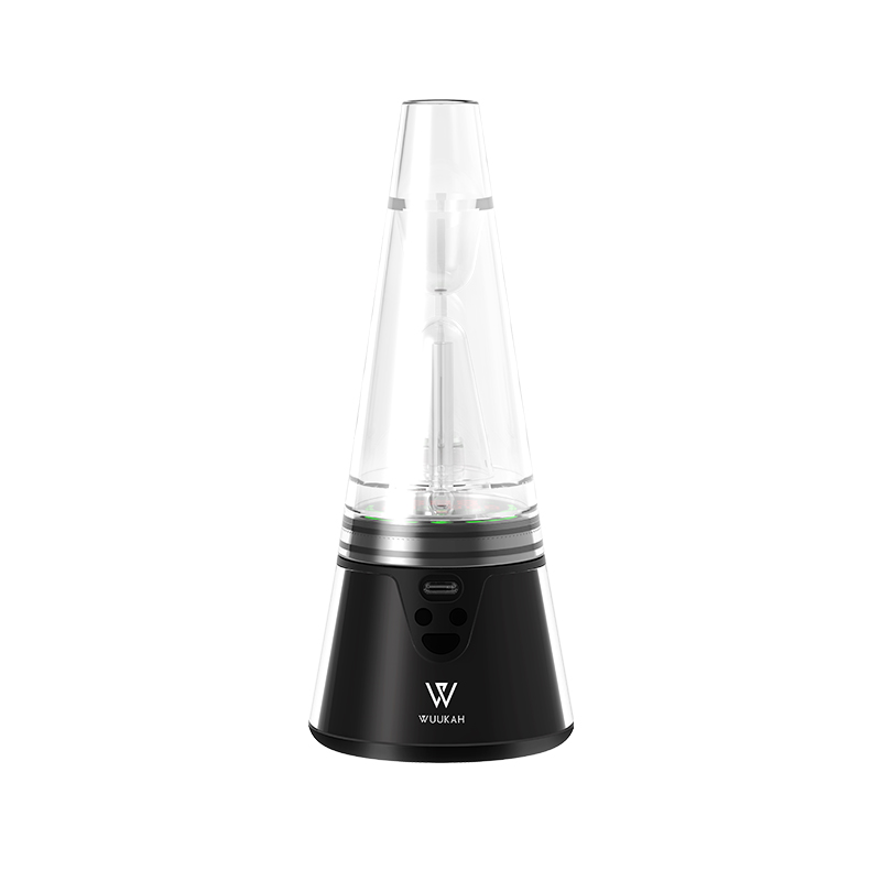 

Dab Rig Leaf Buddi Wuukah Wax Vaporizer e cig shisha hookah Enail 3200mAh batteries Quartz Ceramic Titanium coil Bowl Glass Bong in stock, Black