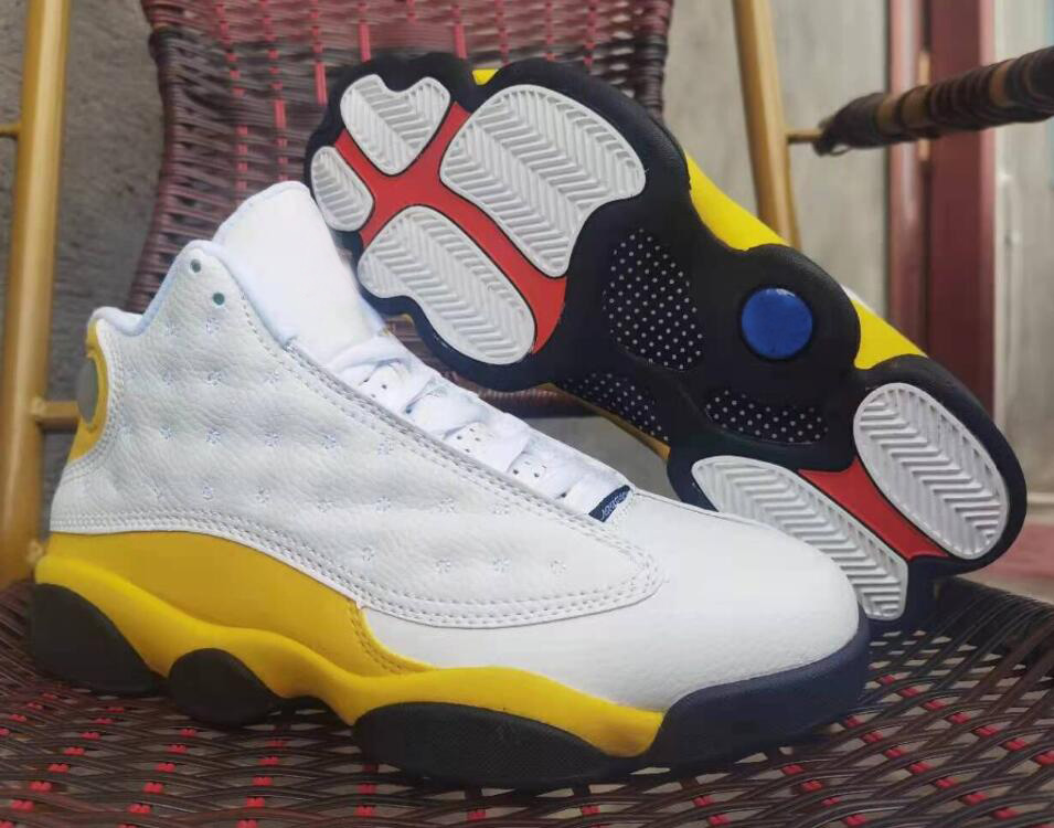 

13 Del Sol Man Basketball Shoes Yellow University Red-Del Sol-Black Trainers Sports 13s White Obsidian-Dark Powder Blue Athletic Sneakers 414571-144 414571-167, Customize