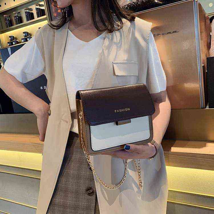 

HBP Non-Brand Lock PU leather Single Shoulder Messenger small square bag sport.0018, Red