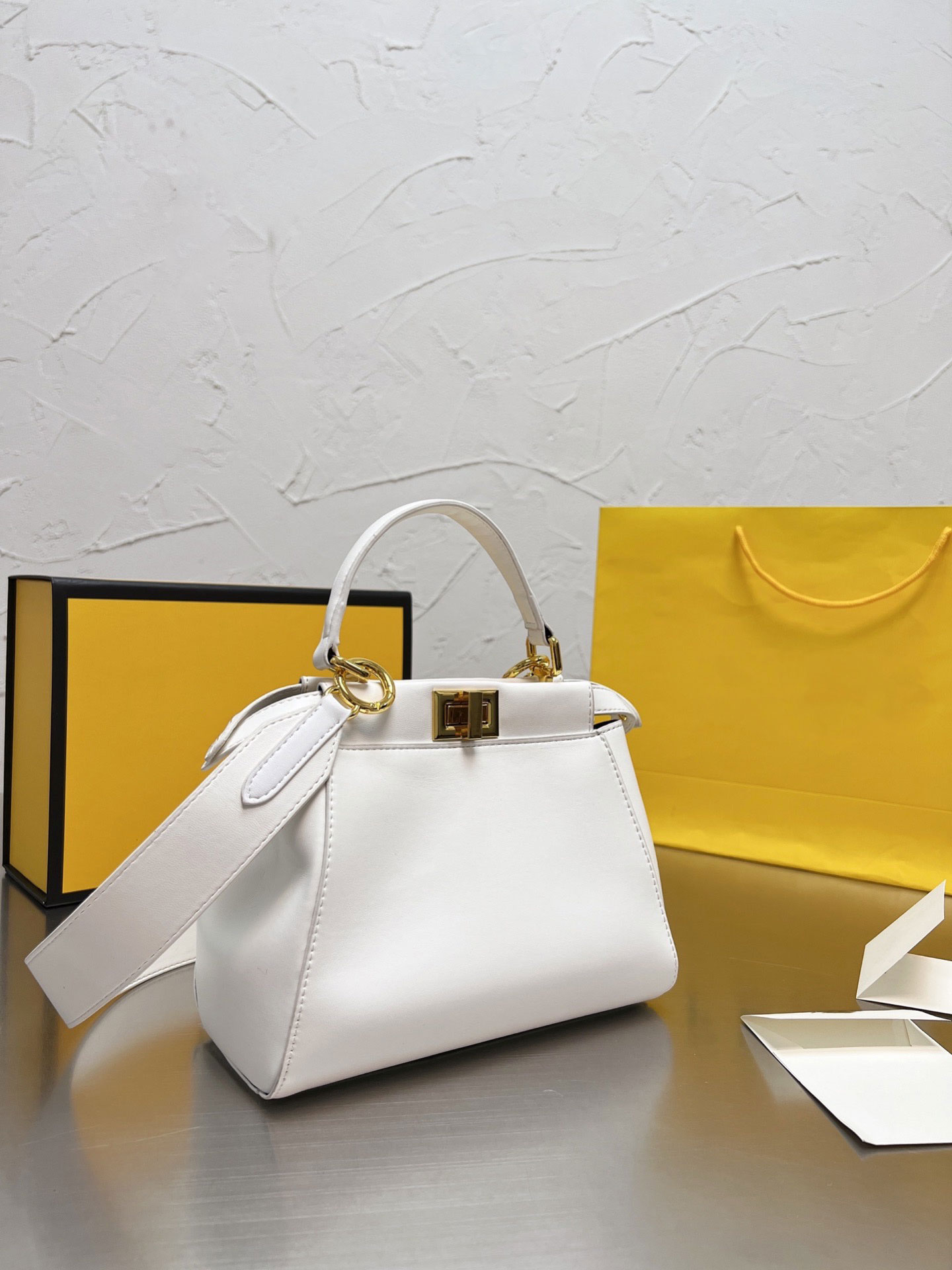 

Fashion new ladies peekaboo tote shoulder bag designer high quality classic bags messenger female handbag