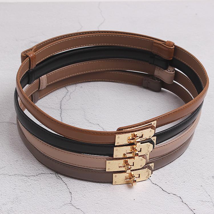 

Belts Luxury Cow Leather Women Waist Belt Slim Corset Strap Dress Shirt Autumn Spring Genuine LFemale Eather CaestusBelts, Black