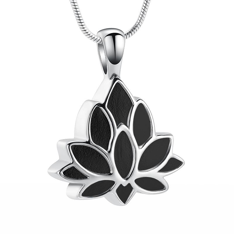 

Pendant Necklaces Cremation Jewelry Urn Necklace Lotus Shape For Ashes Flower