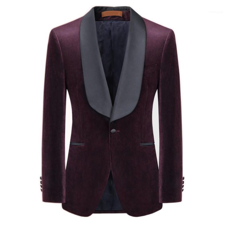 wine color blazer