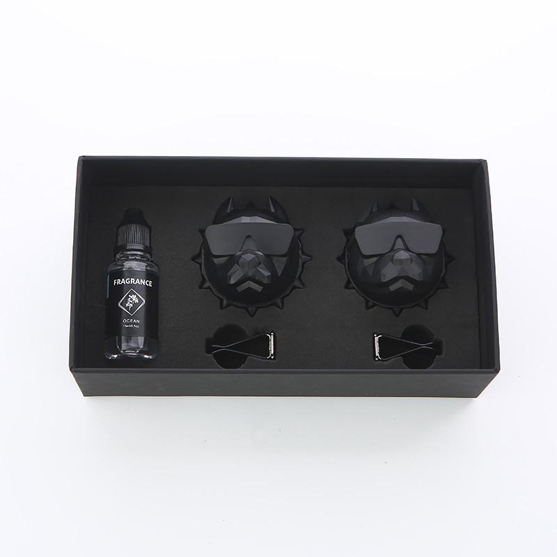 

Car Air Freshener 2Pcs Dog Logo Perfume Fragrance Diffuser Fresheners With Magnet Clip Auto Vents Scent Parfume