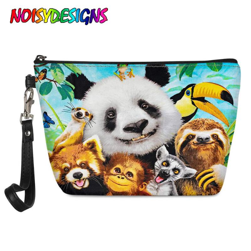 

Cute Printing 3d Animal Wash Toiletry Pouch Small Leather Travel Cosmetic Case For Makeup Mini Make Up Bags & Cases