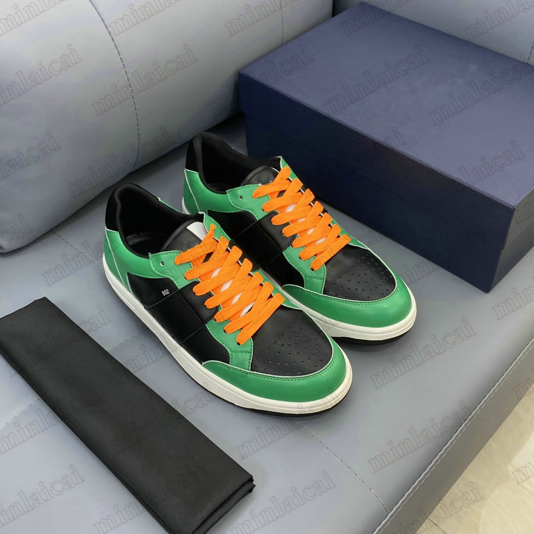 

Trainer Homme B02 Low-Top Sneakers Mens Multicolor Calfskin Leather Casual Shoes Designer Luxurys Brand Rubber Soles