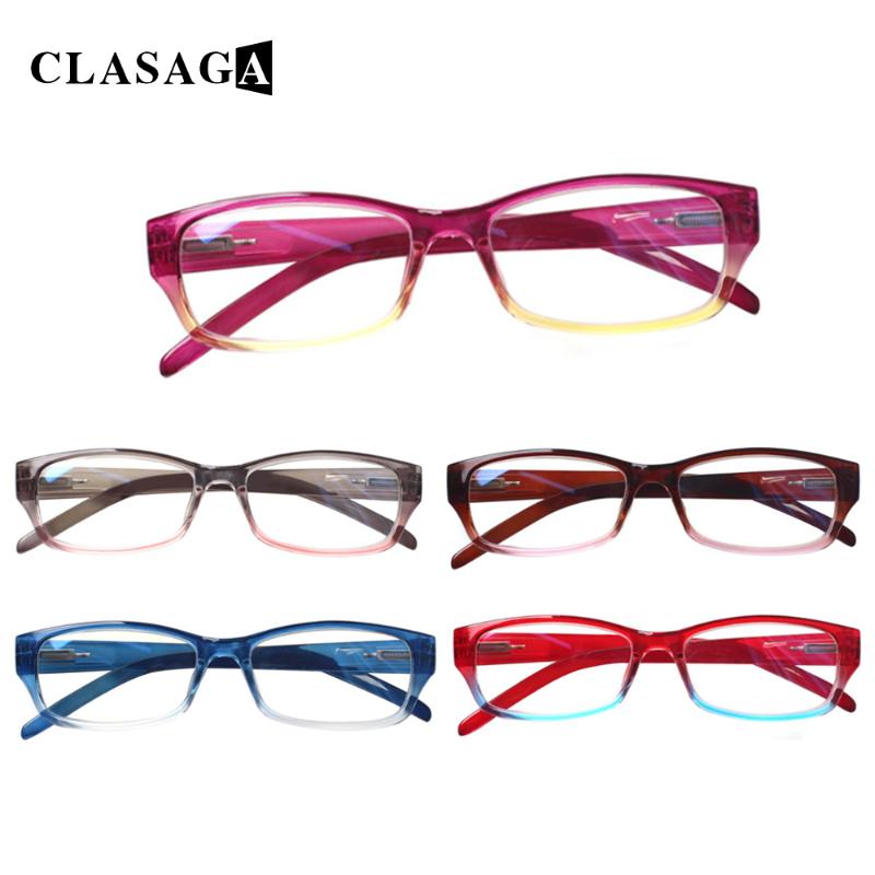 

Sunglasses Clasaga 5 Pack Portable Blue Light Blocking Anti-Fatigue Reading Glasses Men And Women Spring Hinge Diopter +1.0+2.0+3.0+4.0