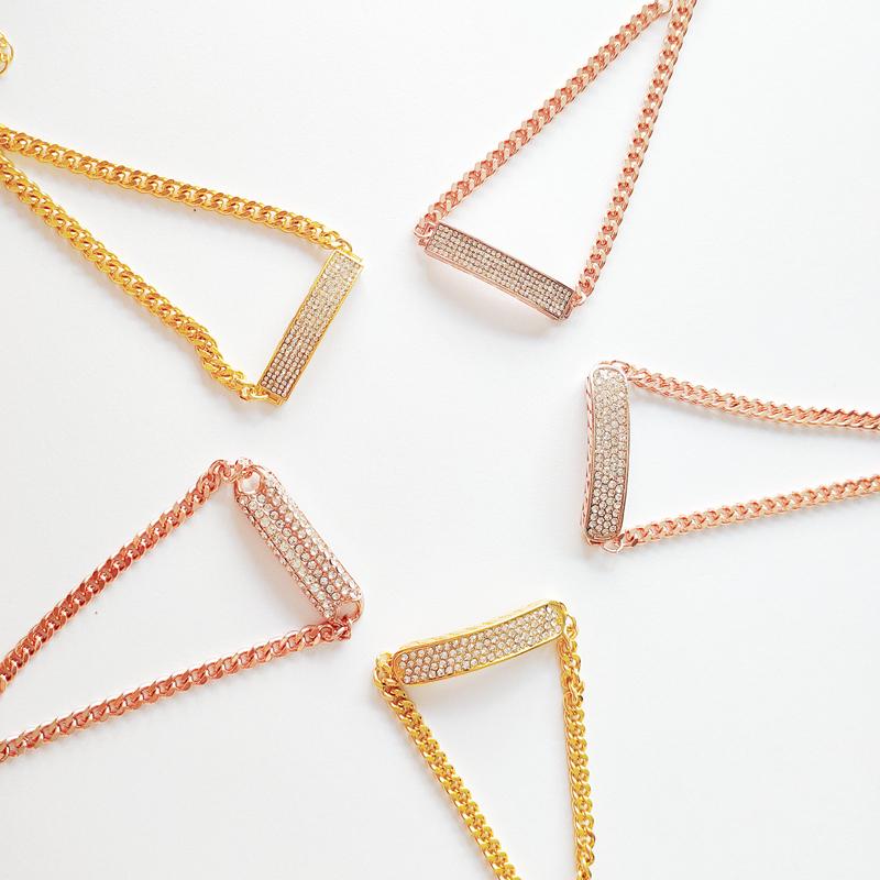 

Charm Bracelets The Micro-adjustable Ladies Diamond Bracelet Fashion Temperament Business Trend Golden Rose Gold Jewelry