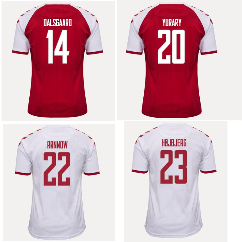 

Top 20 21 Denmark soccer jerseys SCHMEICHEL KJAER football shirt 2020 2021 CHRISTENSEN SKOV jersey ERIKSEN DALSGAARD LOSSL maillot de foot, Black;yellow