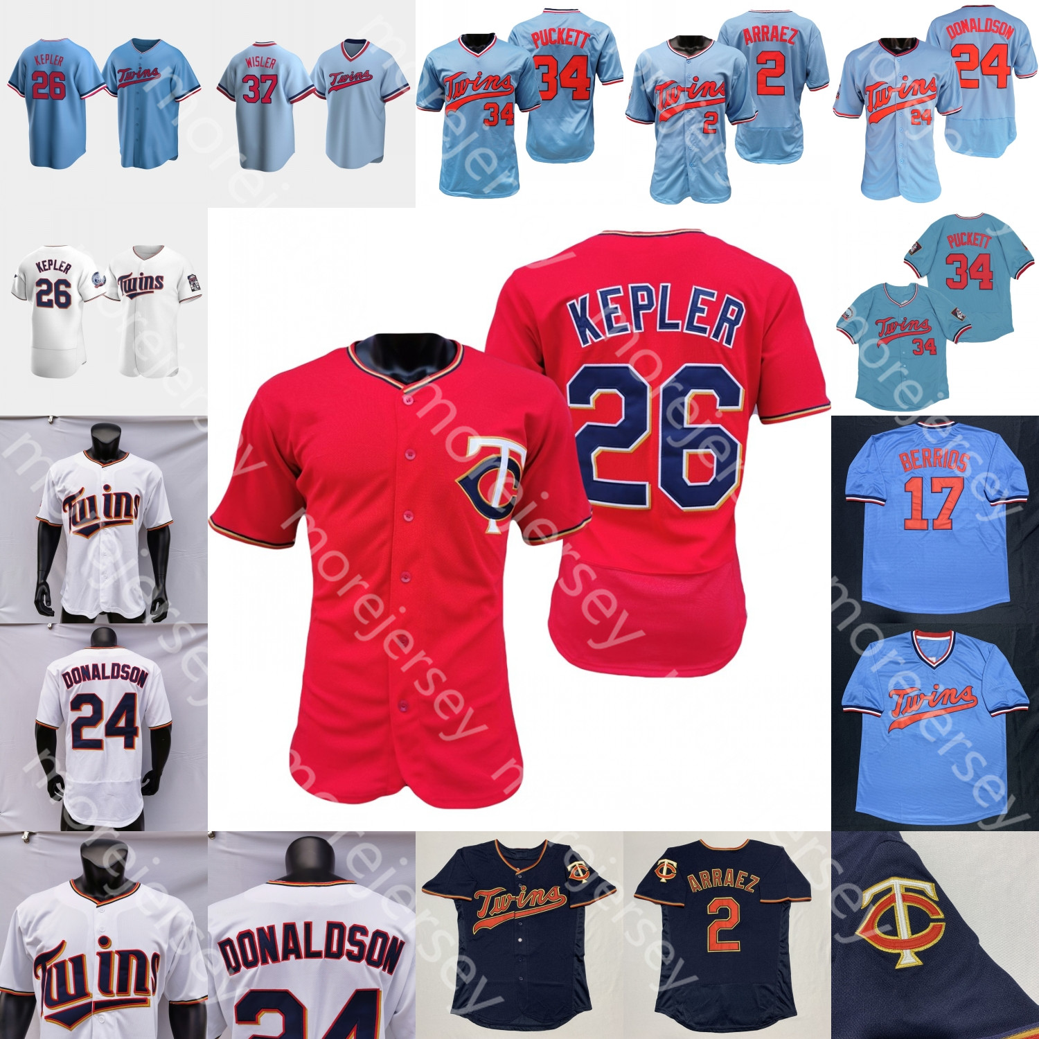 

Baseball Jersey Max Kepler Josh Donaldson Byron Buxton Miguel Sano Jorge Polanco Willians Astudillo Luis Arraez Andrelton Simmons Nelson Cruz Jose Berrios, White pinstripe