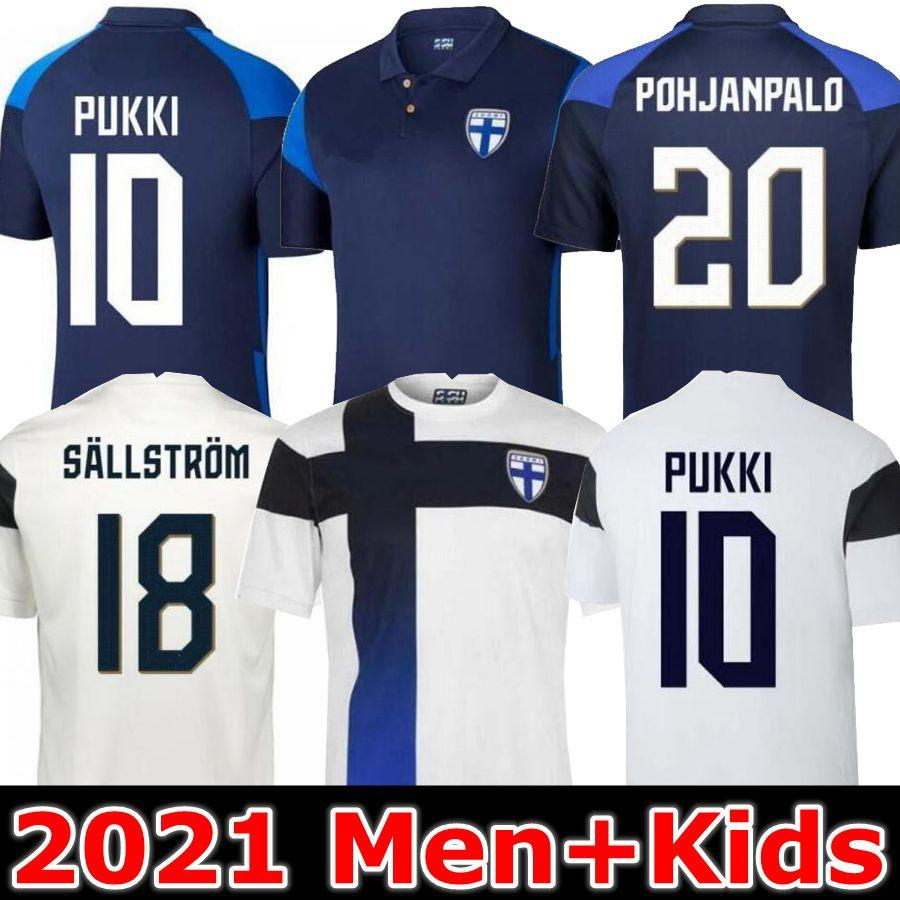 

2021 Finland National Team Mens Soccer Jerseys PUKKI JENSEN KAMARA SKRABB RAITALA POHJANPALO SALLSTROM LOD Home Away Football Shirt Uniforms Jersey, Black;yellow
