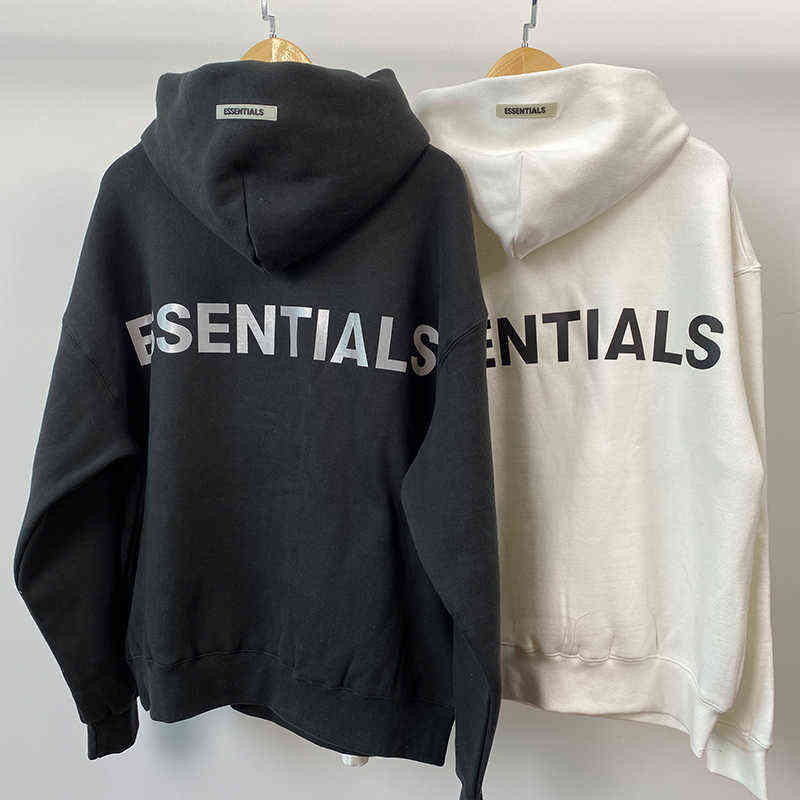 

2019ss Hoodies Carl' Self Design Classic Reflective Print Sweatshirts Loose Ovesized Hip Hop Cotton, Black sweatshirt
