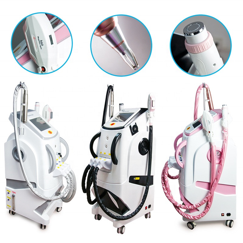 ND YAG Laser Picoseconde Machine d'épilation rapide permanente 3 en 1 OPT / IPL YAG 755 Nm REPOVER RF REJUNIONNATION DE SAL POUR LE SALON