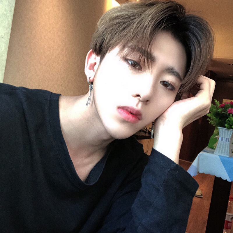 

Internet Celebrity Same Wig Boys Center-Parted Bangs Short Straight Hair Korean Style Handsome Short Hair Natural & Fluffy Students Short Cu, Black