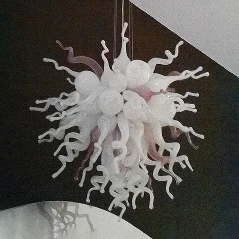 American White Color Chandeliers Lamps for Living Room Bedroom Home Decor Chandelier Lighting Hanging Lamp-image-677869073