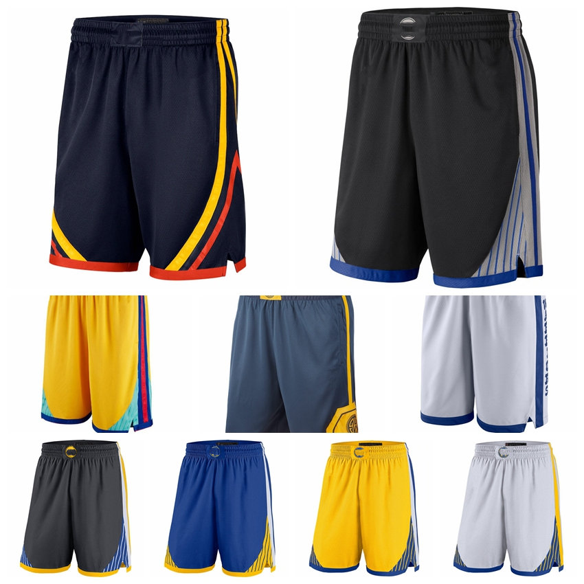 

Golden State Warriors Men 2020/21 City Swingman Pants Edition Performance Basketball Shorts, Black;red