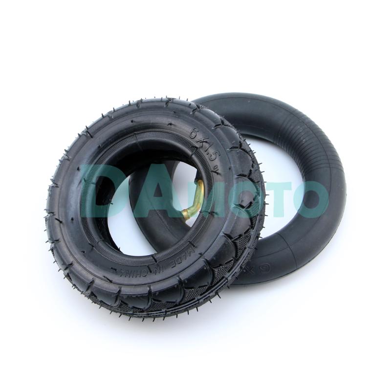 

Motorcycle Wheels & Tires 6 Inch Folding Electric Scooter Tyre 6x1.5 Tire + Inner Tube For E-Scooter Wheel Pocket Bike Utility Vehicle Chair