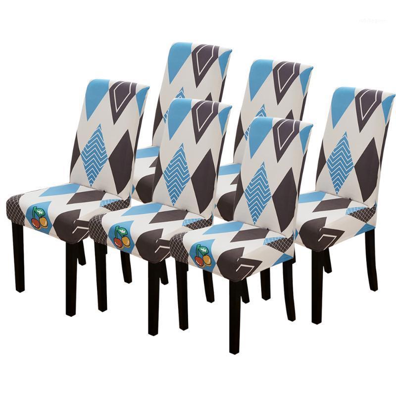 

Elastic Stretch Dining Chair Covers Dustproof High Back Slipcovers Protector For Banquet El Party Wedding Decor